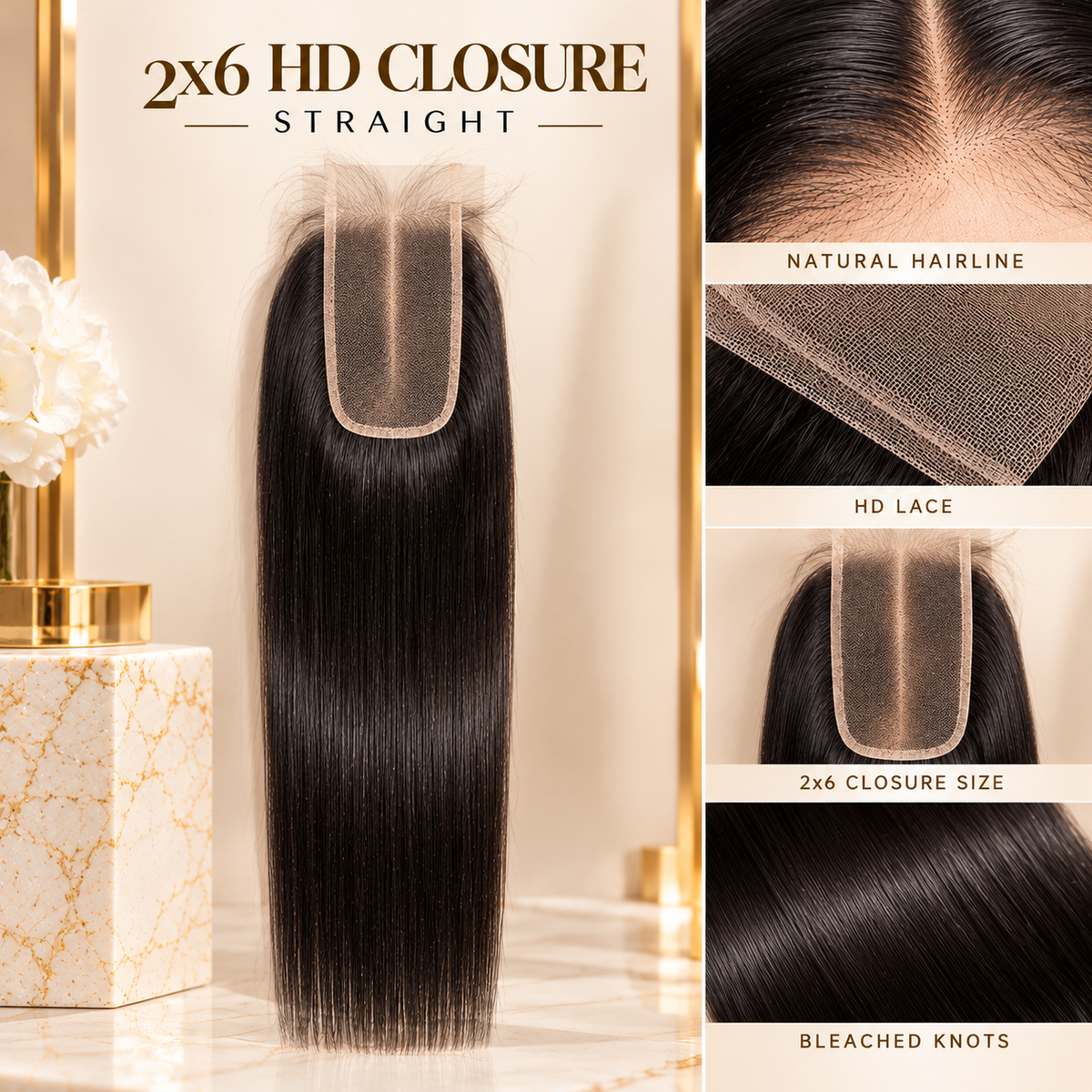 2x6 HD Closure